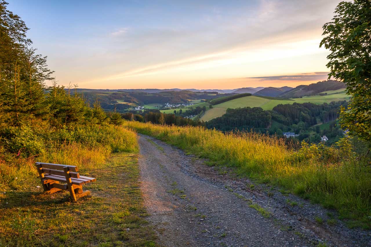 Abendstimmung Hoher Knochen