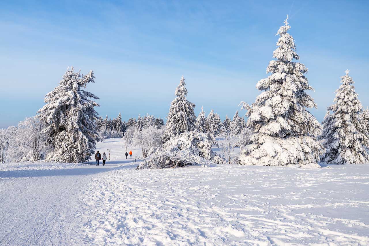 Winterlandschaft auf dem Kahlen Asten